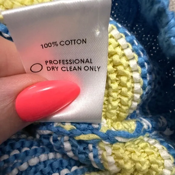 ROSIE ASSOULIN Striped Knit Cotton Jumper - size Large - Pristine Condition - Picture 11 of 16